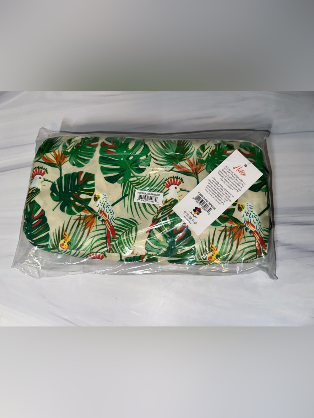 Lug PJ backpack - packable - Tropical Bird Cream - New!
